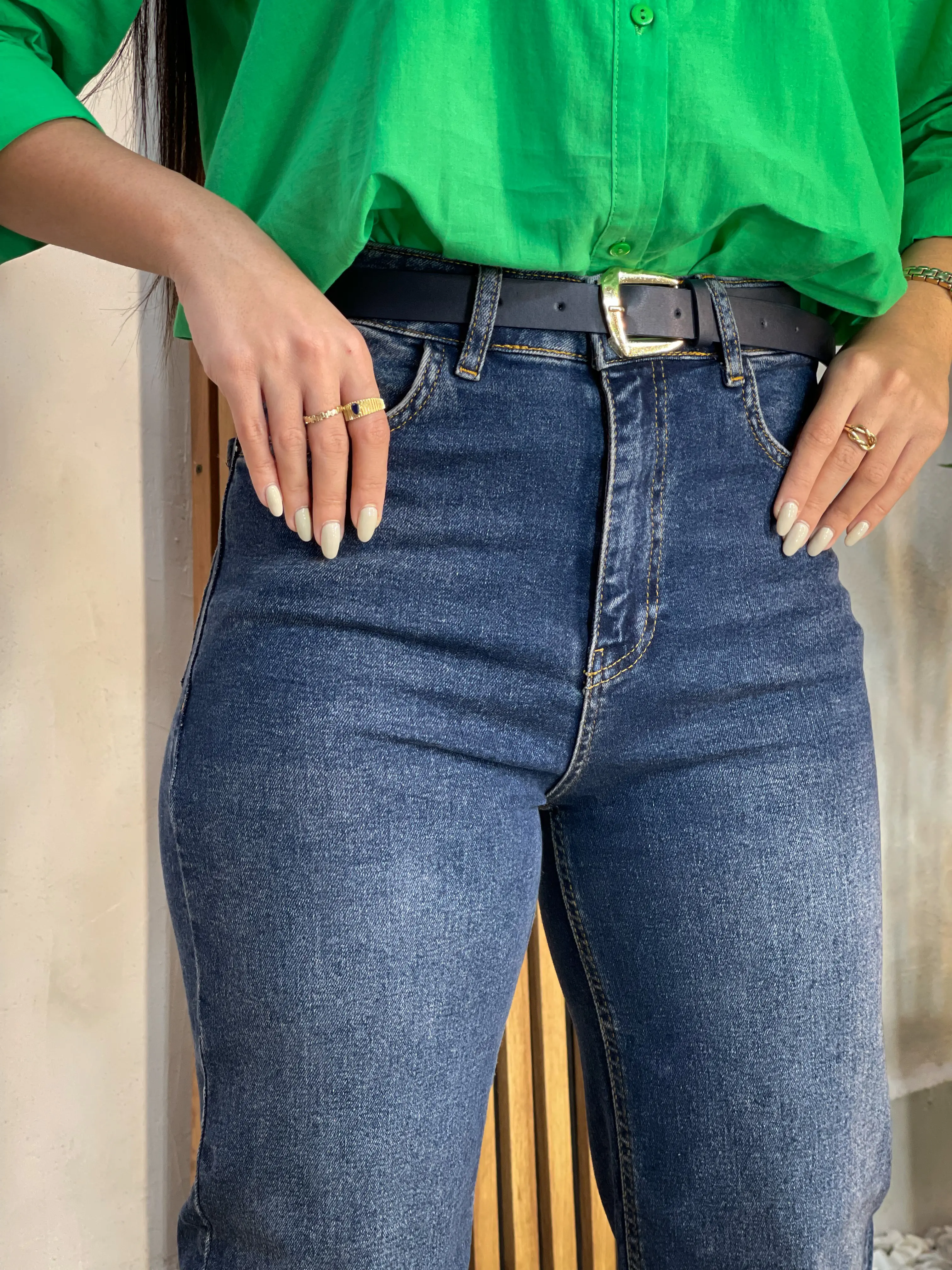 شلوار جین راسته ترک Straight Leg Jean